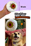 Halloween Themed Dog Toy Set |   Squeaky Plush Slippers, Plush Spider and Eye Play Ball - 8