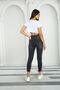 Women's Skinny High Waist Ankle Length Slim Leg Lycra Trousers - 5