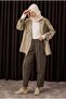 Double-Breasted Trench Coat Sage