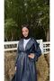 Women's Waist Tie Balloon Sleeve Leather Trench - 3
