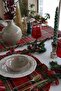 New Year's Concept American Tablecloth Checkered Ruffled 43X30Cm 2 Pieces - 2