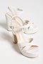 Women's Platform Heeled Wedding Dress Shoes - 2