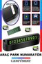 Car on the Parking Torpedo Top Open Close Numberer Magnetic Magnet Phone Number Dropping Tool