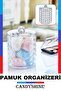 Diamond Premium Luxury Cylinder Cotton Organizer Modern Luxury Makeup Cosmetic Organizer Stylish Organizer