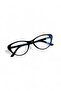 نظارة شاشة VERONA CAT بإطار أسود صغير، عدسات شفافة مع حماية من الضوء الأزرق، إصدار 2025 - 3