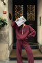 Women's Zippered Oversize Tracksuit Set Bottom-Top Set