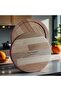 2 Pieces 29 cm Wooden Pizza Serving Plate (Inner Diameter 24 cm) for Small and Medium Size Pizzas - 6