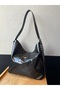 Black Women's Soft Leather Hand and Shoulder Bag - 4