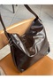 Brown Women's Soft Leather Hand and Shoulder Bag - 4