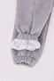 Winter Fleece-Lined Winter 3-Thread Sweatpants with Pockets for Girls and Boys in Gray - 3