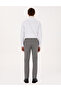 Gray Extra Slim Fit Striped Fabric Trousers 50278454-Vr024 - 4