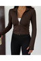 Zippered Mock Neck, Finger-Hole Scuba Fabric Top (Fleece-Lined)