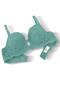 Lace Pack Low-Cut Bra - Non-Padded - 2451 - Petrol Green - 3