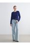 Crew Neck Women's Knitwear Sweater - 3