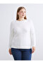 Crew Neck Self-Patterned Women's Knitwear Sweater - 2