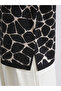 Crew Neck Patterned Women's Knitwear Sweater - 3