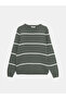 Sparkling Choices from Shining Store Zero Roba Collar Long Sleeve Striped Men's Knitwear Sweater - 7