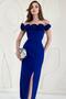 Sax Madonna Collar Rose Dress - 4