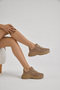 Women's Mink High Sole Lace-Up Sports Shoes - 3