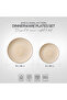 4-Piece Spiral Dinnerware Set – 2 Dinner 26cm Plate & 2 Appetizer 20cm Plate for 2 People. - 7