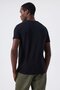 Twingos 6 Men's 100% Cotton Pique O-Neck T-Shirt Black - 3