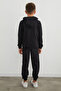 Hooded Zippered Unisex Kids Tracksuit Set - 6