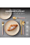 4-Piece Spiral Dinnerware Set – 2 Dinner 26cm Plate & 2 Appetizer 20cm Plate for 2 People. - 4