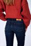 Susie High Waist Regular Fit Straight Leg Blue Women's Jeans - 3