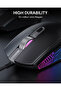 ماوس الألعاب السلكي GM-F3 RGB - 4