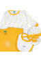 5 piece Sets include Bib, Romper, Mittens, Cap and Sleepsuit, 3-6 Months , Yellow - 7