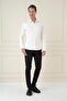 Men's Slim Fit Ecru/Off-White Classic Shirt g 1580