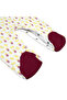 5 piece Sets include Bib, Romper, Mittens, Cap and Sleepsuit, 6-9 Months , Maroon - 6
