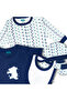 5 piece Sets include Bib, Romper, Mittens, Cap and Sleepsuit, 0-3 Months , Blue - 7