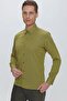 Men's Gk 664 Slim Fit Mustard Classic Shirt - 3