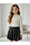 Elastic Waist Lace Kids Skirt 0862