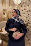 حقيبة كتف موديل نصف قمر كاكي