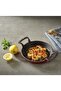 مقلاة ساهان دائرية من الحديد الزهر، مصنوعة من قطعة واحدة، بمقبضين، قطر 16 سم - 4