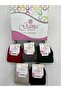 5 Pieces Genuine Lamb Wool Complete Towel Thick Winter Women's Thermal Booties - 3