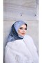 وشاح قطني مستورد بنمط المحيط