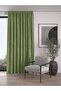 Velvet Textured Extrafor Gathered Sweet Green High Quality Background Curtain Single Wing