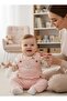 Rabbit Embroidered Baby Girl Jumpsuit - 3