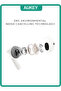 AUKEY Move Vibe Wireless Earbuds True Wireless Eearbudss، BT 5.3, IPX4 - 4
