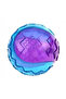 Ball Hard Ball 7 cm Transparent Blue Dog Toy - 3