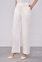Ecru Houndstooth Pattern Jacquard Jacket Set - 6