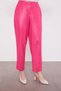 Fuchsia Drawstring Waist Pants Sports Suit - 6