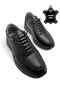 Men's Inside and Outside Fully Genuine Leather Ultra Orthopedic Casual Shoes - 3