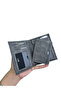 Gloria Genuine Leather Men's Wallet Gray(1421) - 3