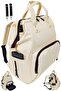 Mother Baby Care Backpack and Shoulder Bag Organizer with Thermal Bottle Compartment, Waterproof Fabric - 7