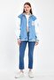Women's JeanComfort Oversize Cotton Hooded Denim College Jacket - 3