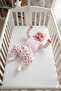 "Flower and Heart Patterned 3-Piece Baby Set - Colorful Badi, Pants - 2